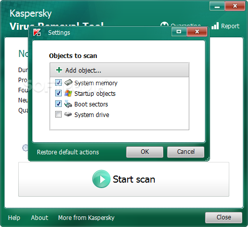 Kaspersky Virus Removal Tool - screenshot #4