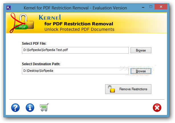 PDF Restriction Remover to Remove PDF.