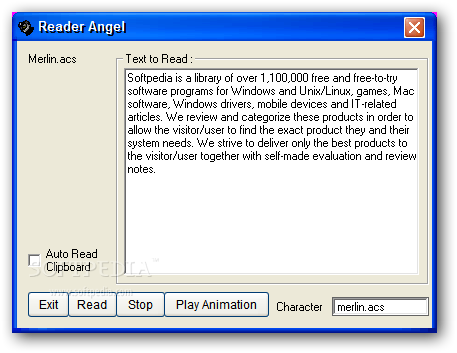 Learn To Speak Japanese screenshot 2 - The Reader Angel window will ...
