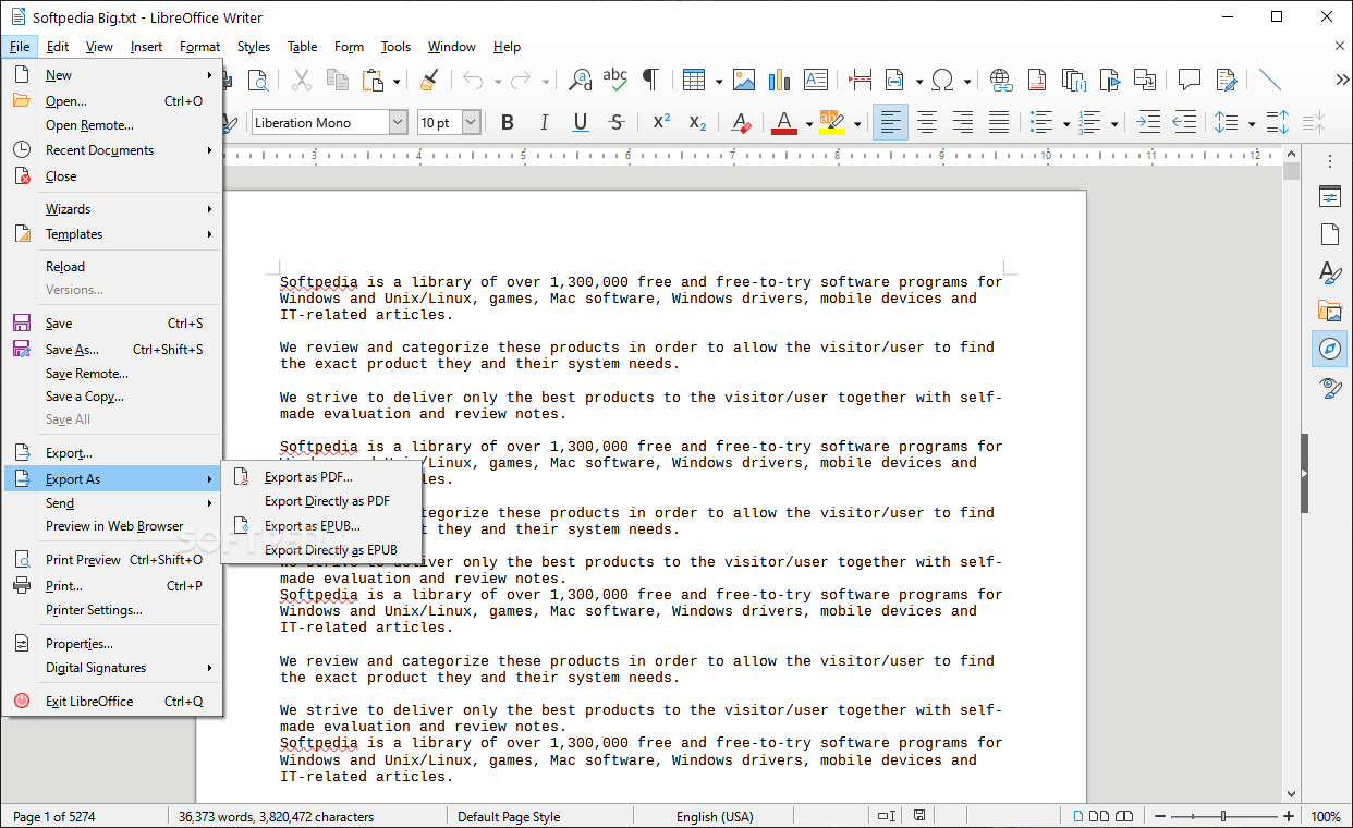      LibreOffice 3.5.5 Final  