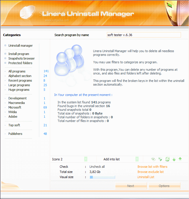LineraжعPro 1.3_Linera Uninstall Manager Pro 1.3