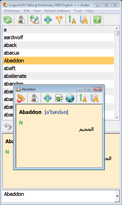 lingvosoft dictionary 2008 french - arabic gratuit