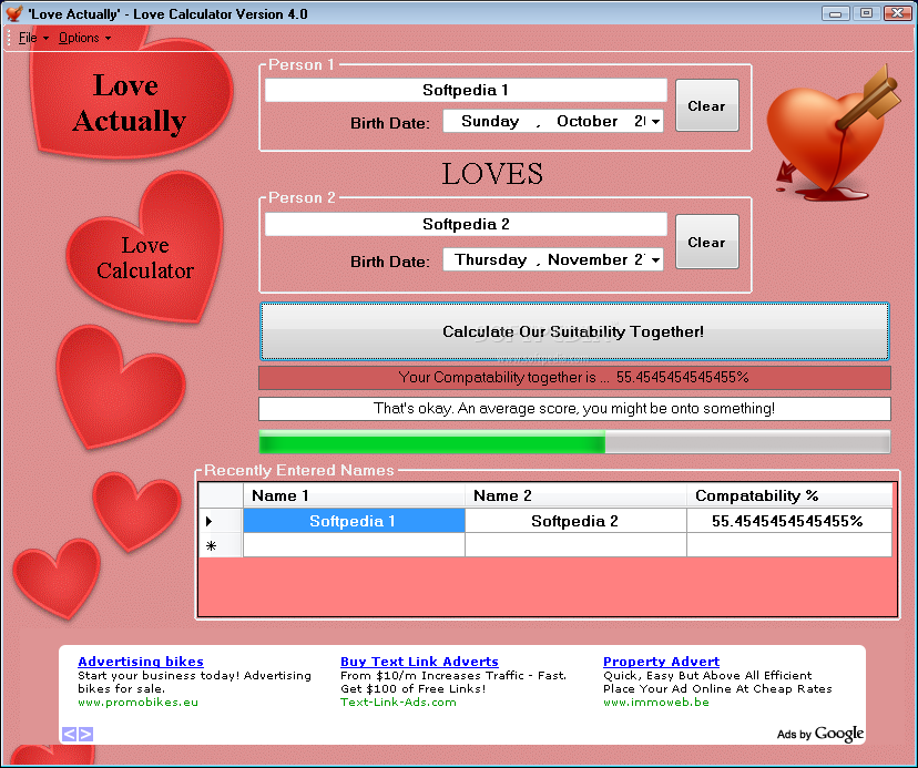 cupid love quotes. Cupid#39;s Love Calculator check