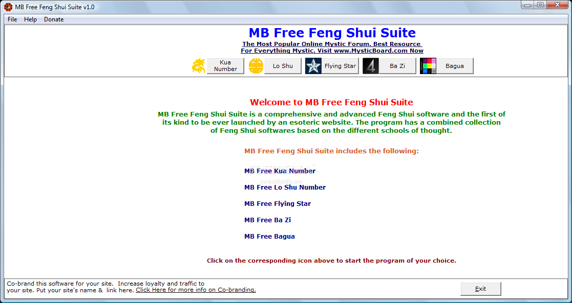 MBѷ˰׷1.65_MB Free Feng Shui Suite 1.65