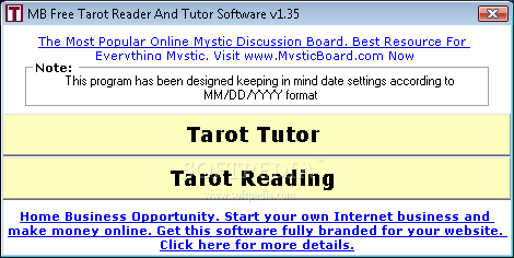 MBReader͵ʦ1.50_MB Free Tarot Reader And Tutor Software 1.50