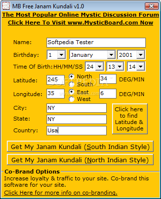 Free Kundali Birth Chart