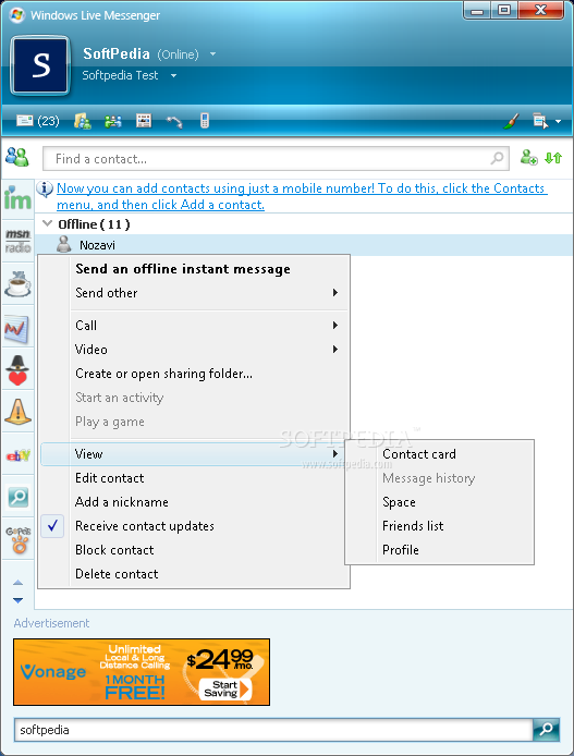 Windows Live Messenger - screenshot #1