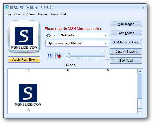 تحميل برنامج يساعدك على عمل عرض جميل لصورك الرمزية مجاناً MSN-Slide-Max_1