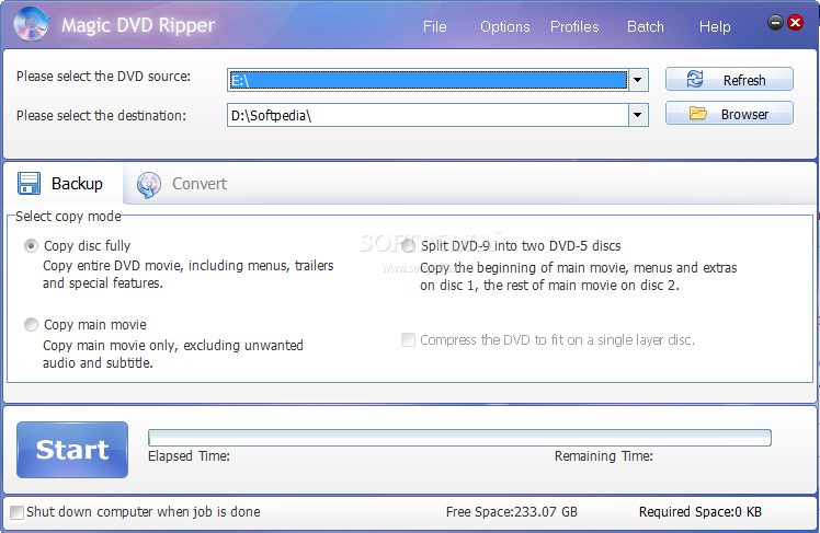 Magic DVD Ripper [DISCOUNT: 33% OFF!] screenshot 1 - Magic DVD Ripper ...