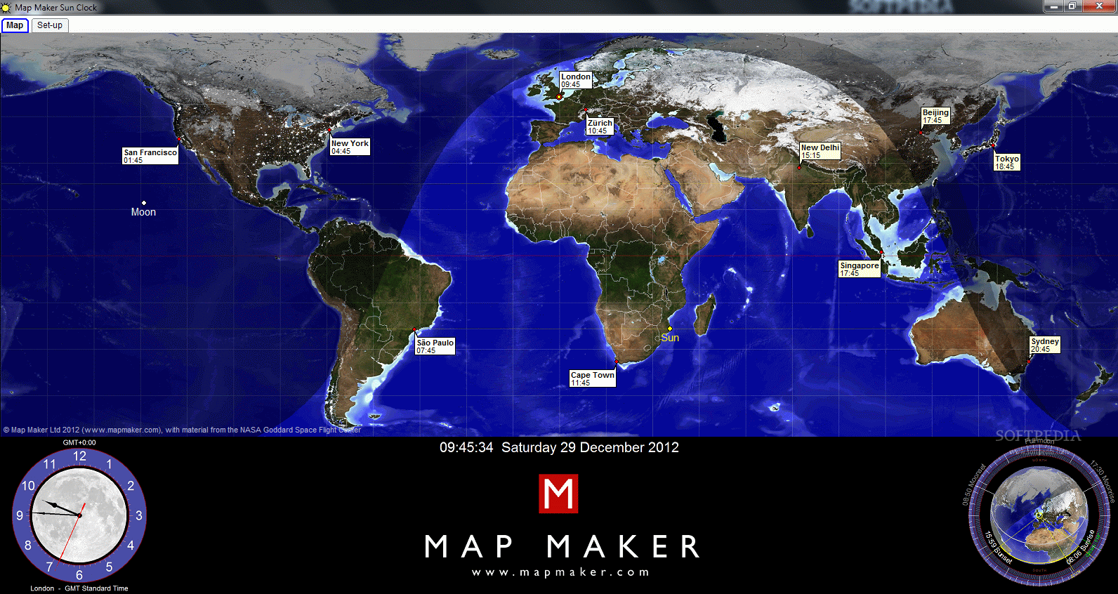 Map Maker Sun Clock Download Softpedia