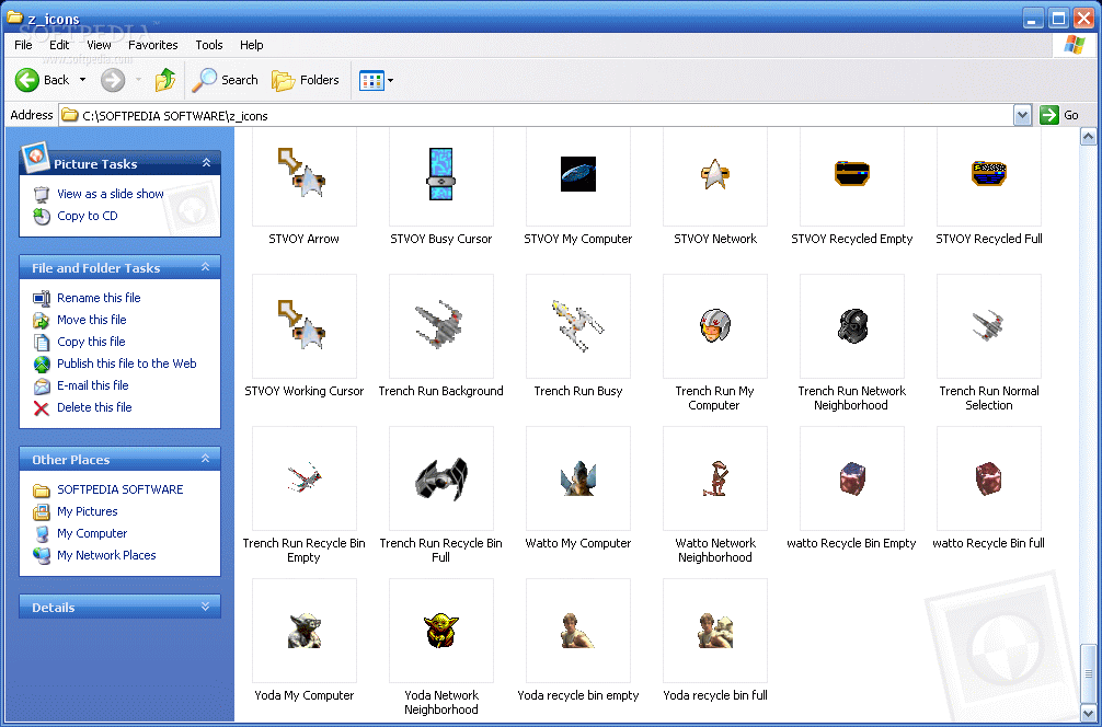 Screenshot 3 of Massassi: Star Wars Desktop Icons