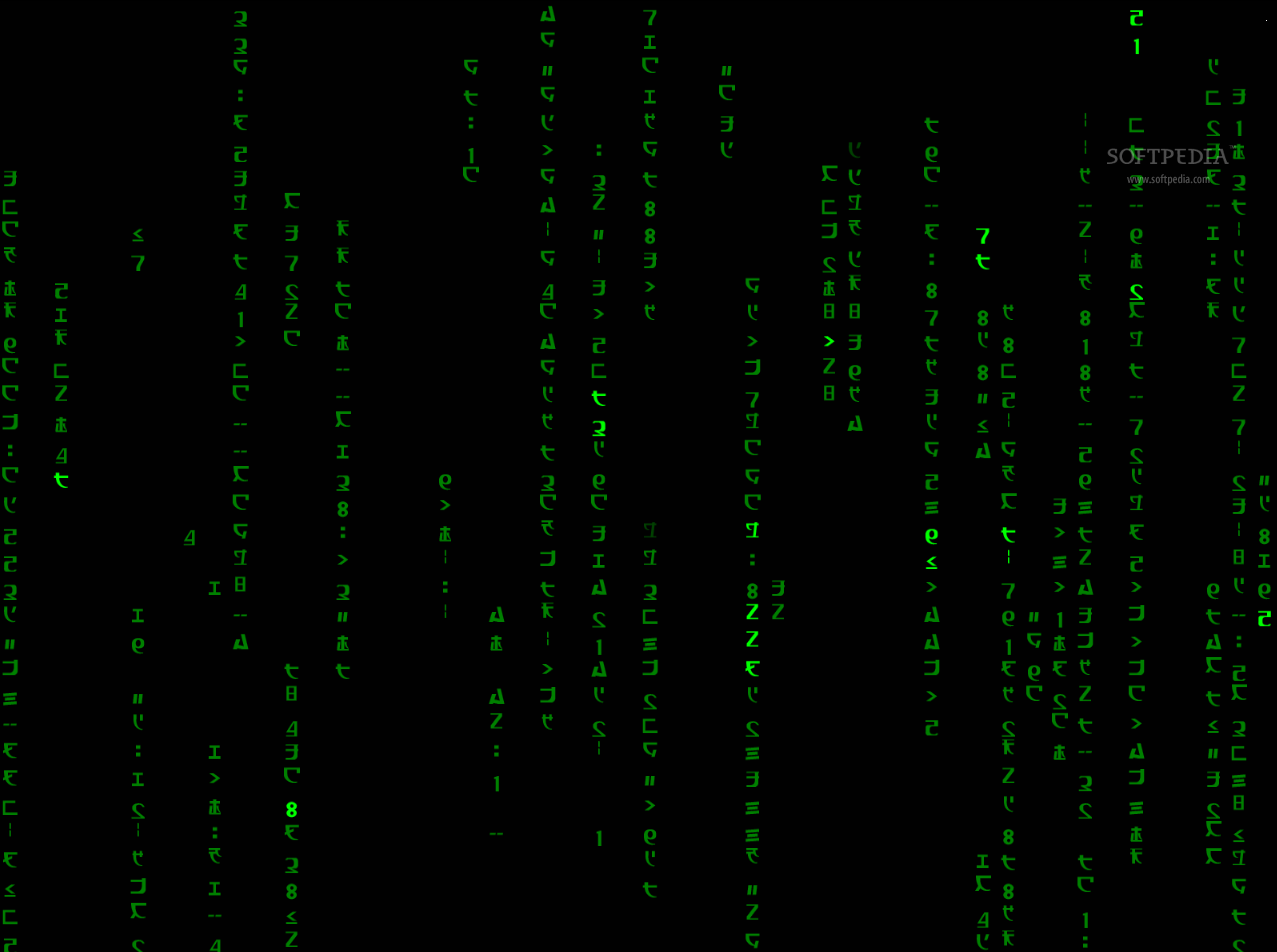 Matrix Code Animated Wallpaper - This is how the application will ...