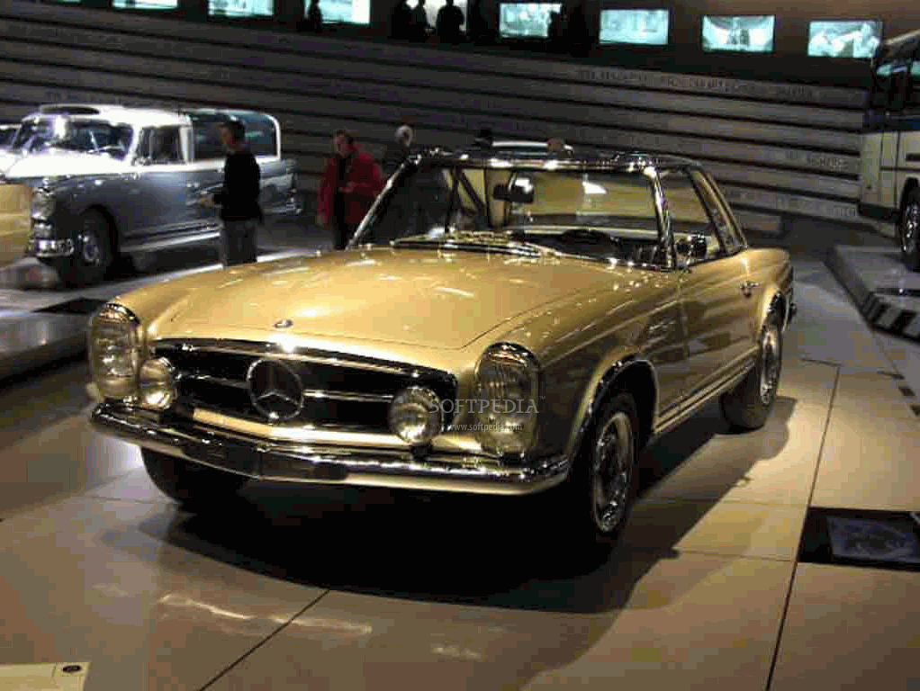 This is one of the images displayed by Mercedes Benz W113