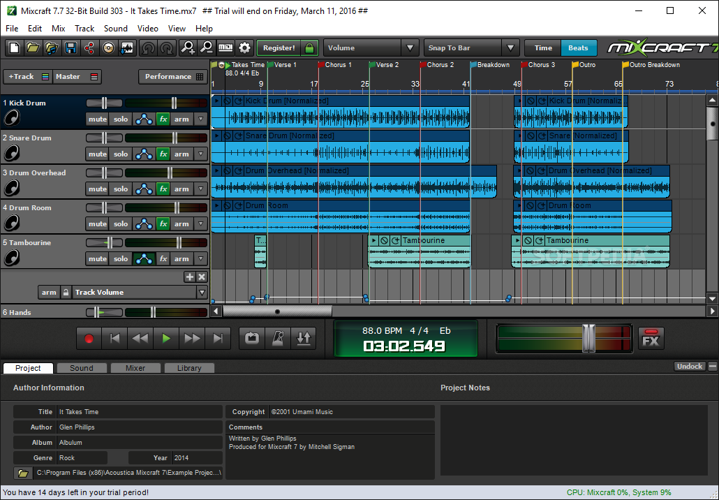 Mixcraft for Windows 7 - Powerful audio.