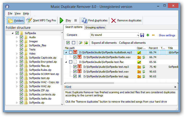 Music Duplicate Remover 8.2 -  4