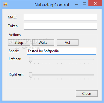Nabaztag Control 2013-09-30