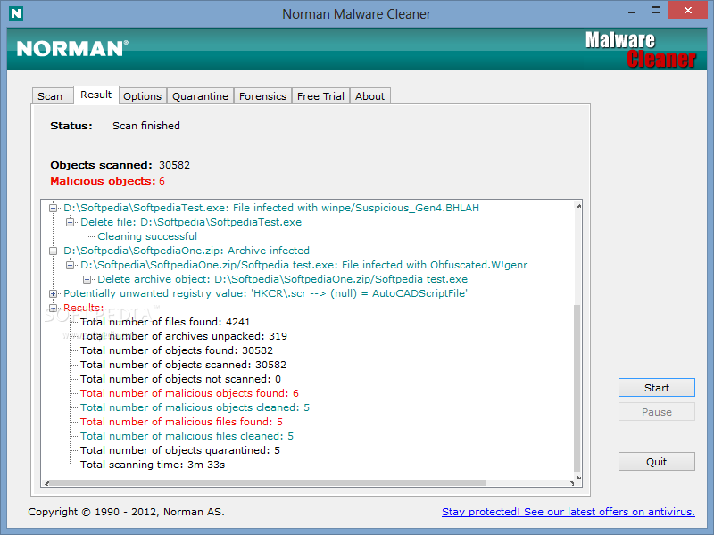 Norman Malware Cleaner 2.06.01 (2012.10.19) Norman-Malware-Clean