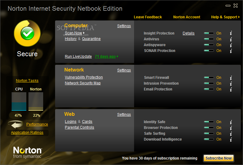 Norton Internet Security 22.11.2.7