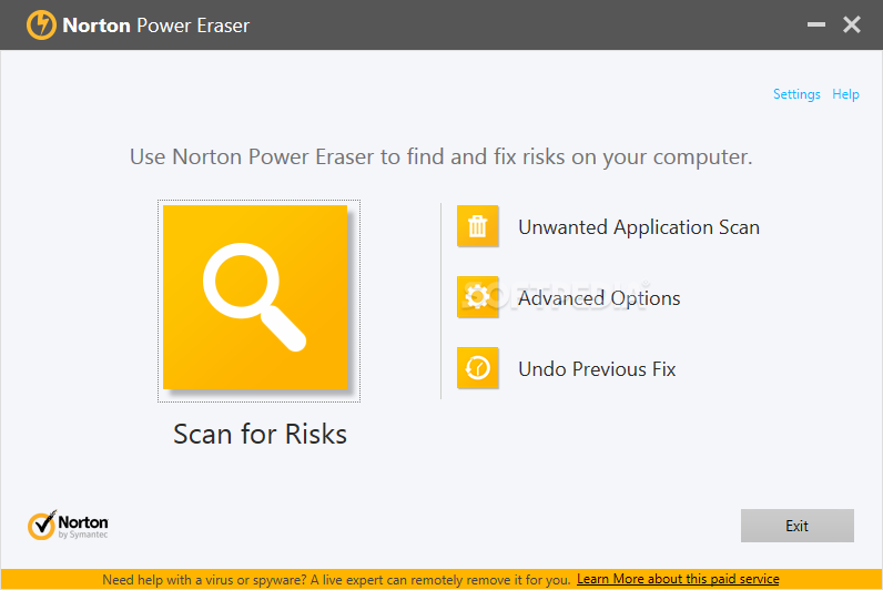داة الحماية والقضاء على الفيروسات Norton Power Eraser 3.1.0.14 Norton-Power-Eraser_1