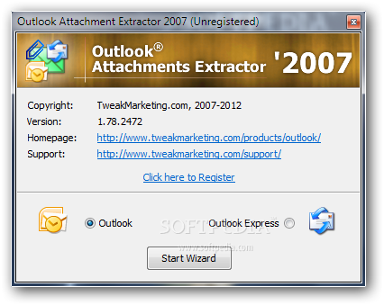 Outlookȡ2007 1.83.3246_Outlook Attachments Extractor 2007 1.83.3246
