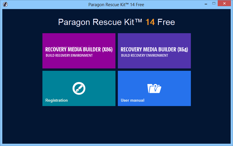 ParagonԮ߰Ѱ11.0_Paragon Rescue Kit Free Edition 11.0