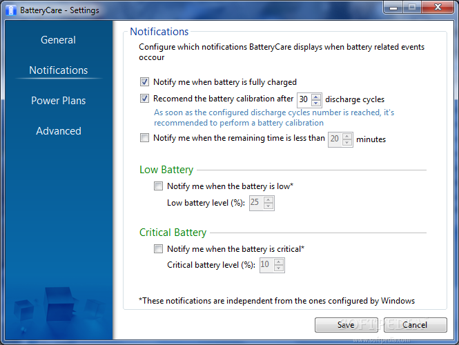 Portable BatteryCare - screenshot #5