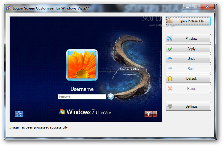 Windows Vista Logon Screen