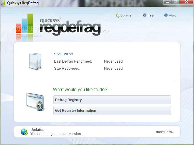 ЯʽQuicksys RegDefrag 2.7_Portable Quicksys RegDefrag 2.7