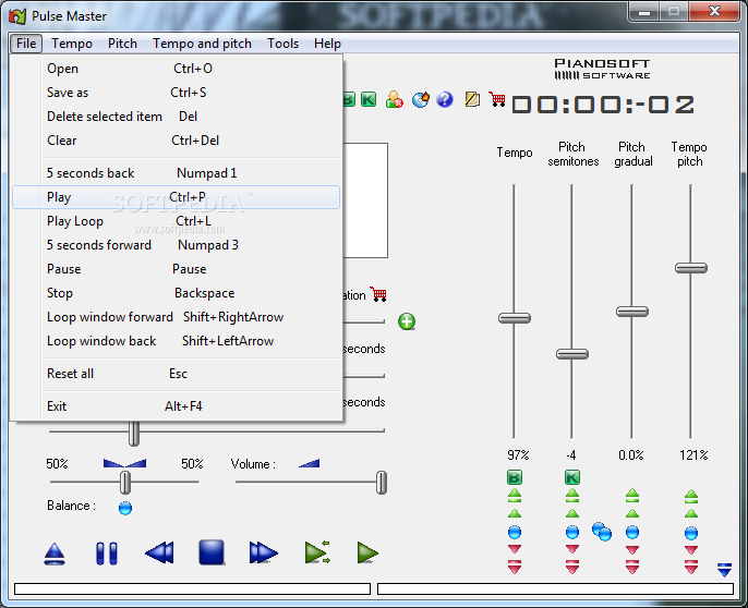 Pulse Master screenshot 2 - Pulse Master features a very flexible vocal removing module.