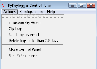 PyKeylogger screenshot 1
