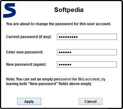 Quick User Manager Change User Password
