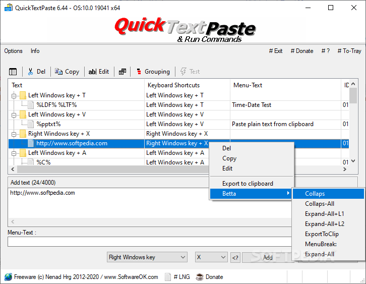 QuickTextPaste 2.12