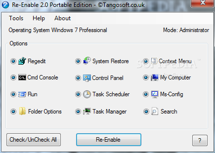 ñЯʽ2.0.1.0_Re-Enable Portable 2.0.1.0