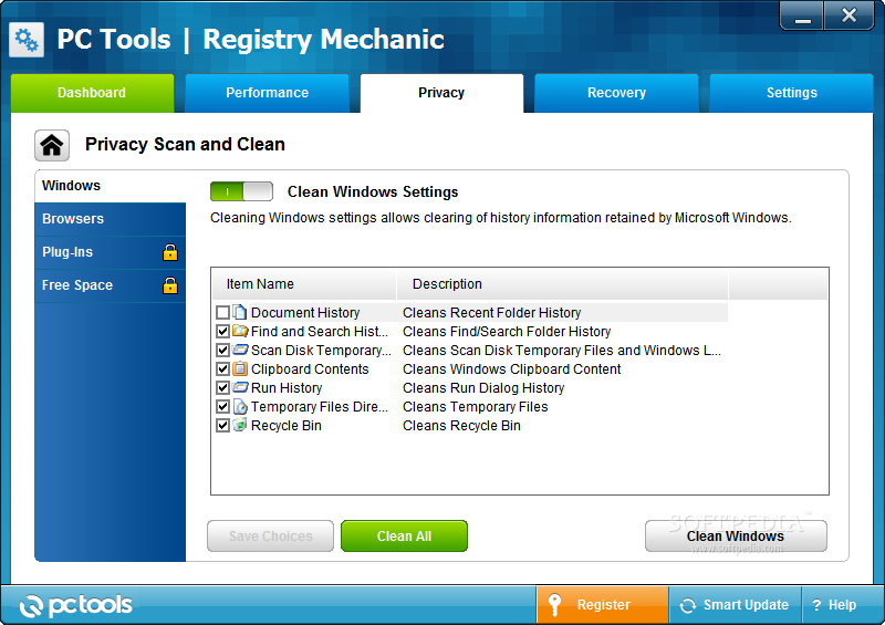 Обзор возможностей программы symantec pc tools registry mechanic.