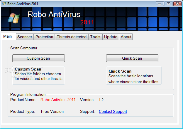 Free Robo Anti Virus 2011