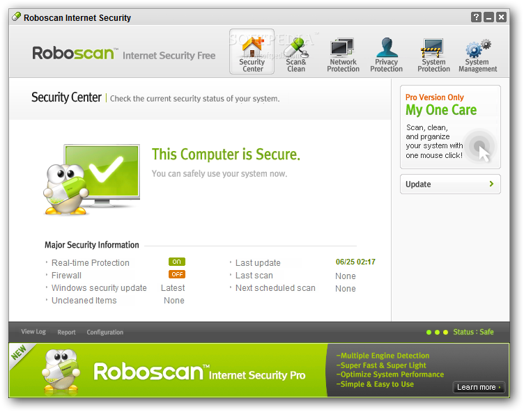 (Roboscan Internet Security Free )برنامج حماية قوية مزدوجة مجانية يستخدم محركين  Roboscan-Internet-Security-Free_1