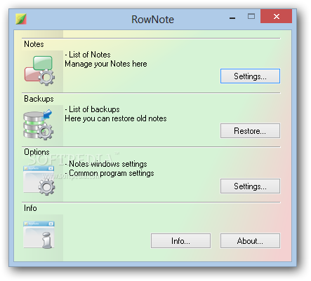 RowNote 1.1