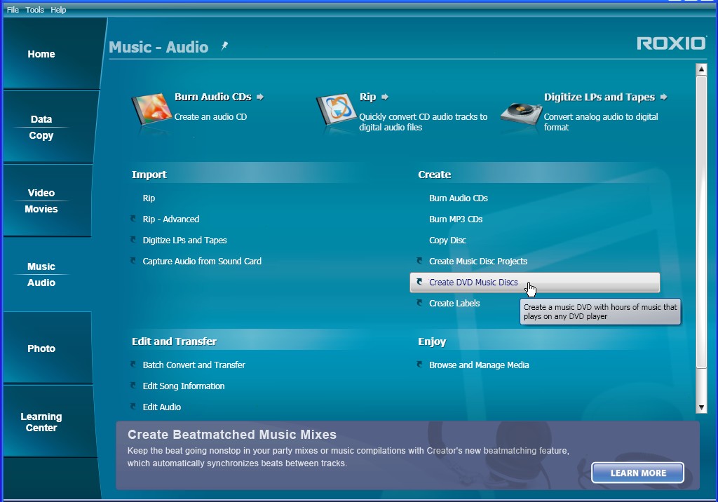 Roxio Easy Media Creator Free For Windows 7