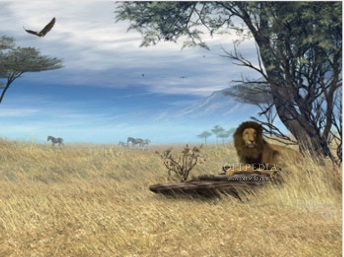 3d wallpaper. Screenshot 1 of Savannah Safari - Animated 3D Wallpaper