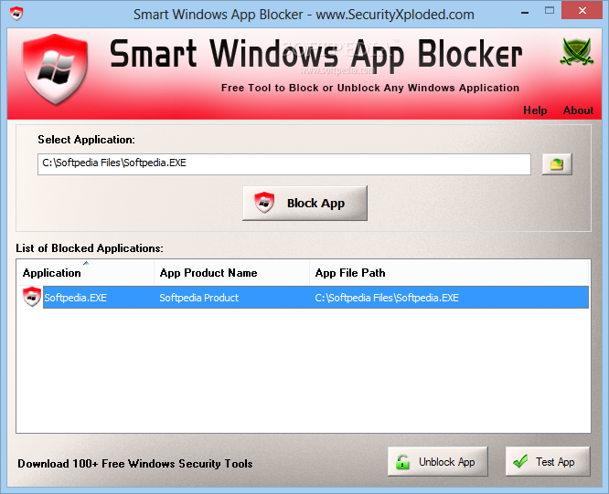 WindowsӦóЯʽ1.5_Smart Windows App Blocker Portable 1.5