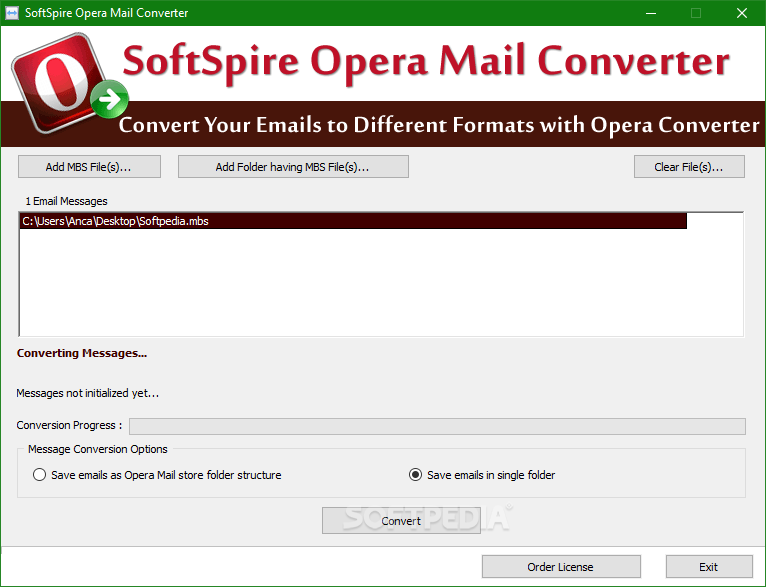 SoftSpire Operaʼת1.2.0.0_SoftSpire Opera Mail Converter 1.2.0.0
