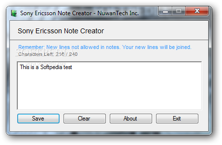ᰮע1.0.0.1_Sony Ericsson Note Creator 1.0.0.1