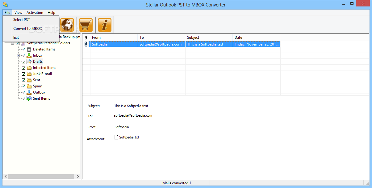 Convert Mbox To Pst Free Tool