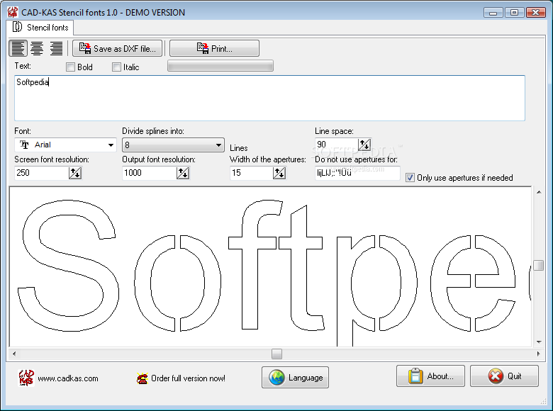 Screenshot 1 of Stencil fonts The image below has been reduced in size
