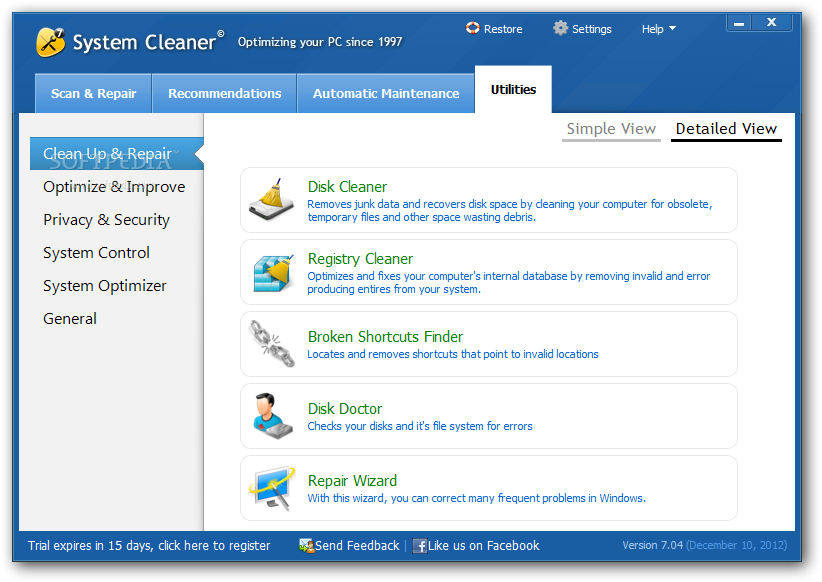 System Cleaner 7.3.0.271 لتنظيف الجهاز من الملفات والكوكيز 2013 في اخر اصدار System-Cleaner_6