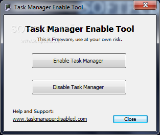Activate Task Manager Windows 10