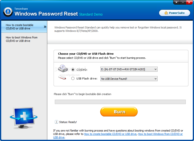 Free Windows Password Key Professional