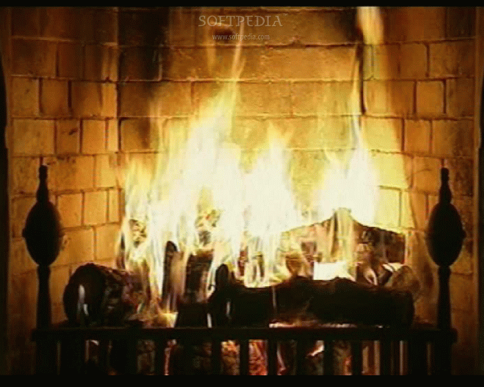 Download Free Fireplace 3D Screensaver Screenshot 1 of The Magic Fireplace 
