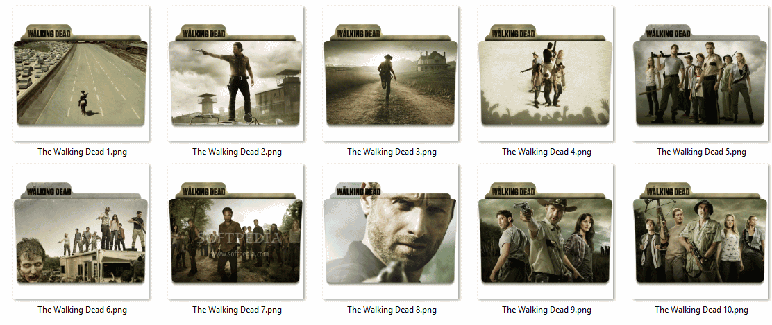 ʬļͼ_The Walking Dead Folder Icon