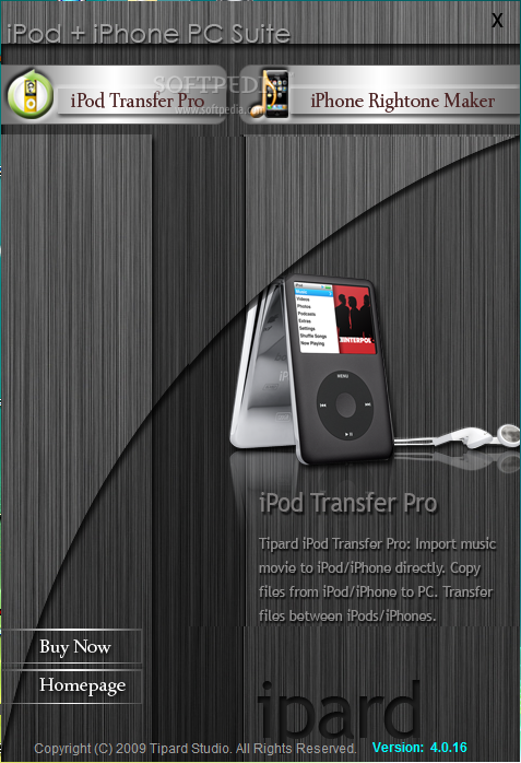 TipardiPod + iPhone PC׼4.0.16_Tipard iPod + iPhone PC Suite 4.0.16